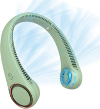 Portable Bladeless Neck Fan – Hands-Free Cooling, Rechargeable, 3 Speeds