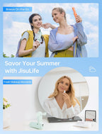 3-in-1 Mini Portable Fan – Rechargeable Fan + Power Bank + Flashlight