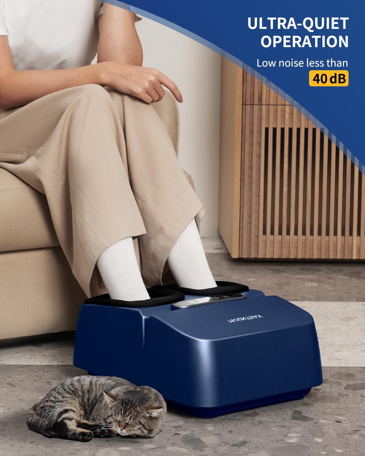 MOUNTRAX Foot Massager with Heat & Remote