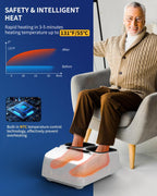 MOUNTRAX Foot Massager with Heat & Remote