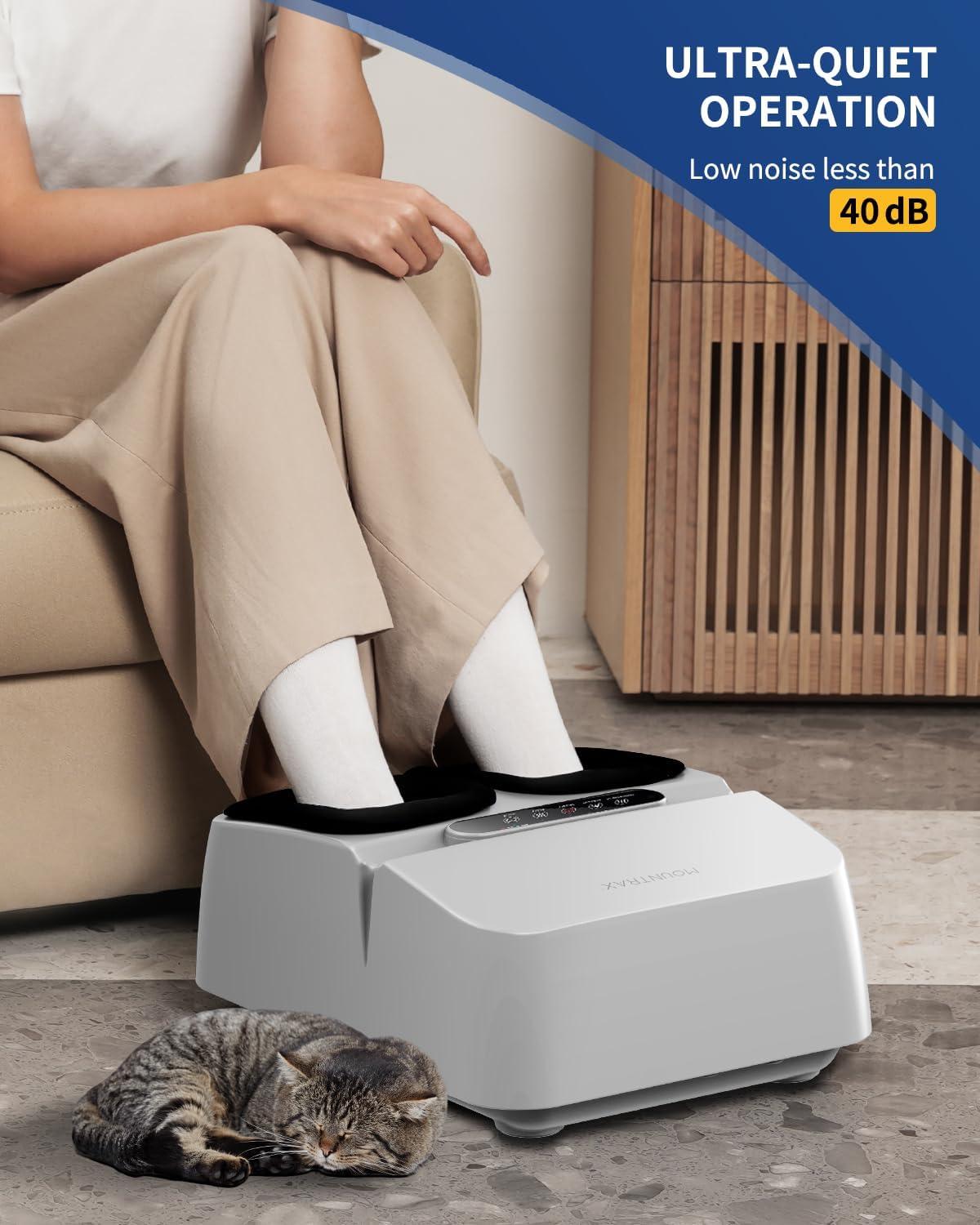 MOUNTRAX Foot Massager with Heat & Remote