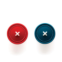 Button Up/Magnetic Holders - Turquoise & Red