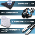 Mo Cuishle Shiatsu Neck & Back Massager with Heat – Deep Tissue 4D Kneading Pain Relief
