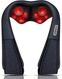 Mo Cuishle Shiatsu Neck & Back Massager with Heat – Deep Tissue 4D Kneading Pain Relief