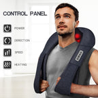 Mo Cuishle Shiatsu Neck & Back Massager with Heat – Deep Tissue 4D Kneading Pain Relief