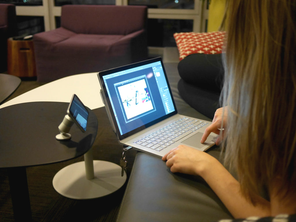 ClutchIt Dual Magnetic Movable Phone Holder and Tablet Mount