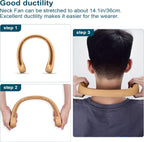 Portable Bladeless Neck Fan – Hands-Free Cooling, Rechargeable, 3 Speeds