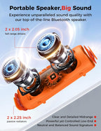 BolaButty Portable Bluetooth Speaker – HD Sound, 20H Playtime, IPX5 Waterproof, RGB Lights (BT 5.3)