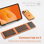 MIPOW Triple-Fold Bluetooth Keyboard