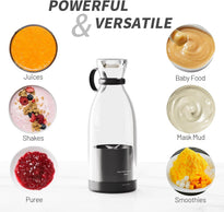OTPEIR Portable USB Blender – 350ml Personal Smoothie Maker
