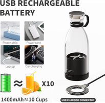 OTPEIR Portable USB Blender – 350ml Personal Smoothie Maker