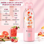 HOMEXUP Portable Personal Blender – 500ml Smoothie & Juice Maker