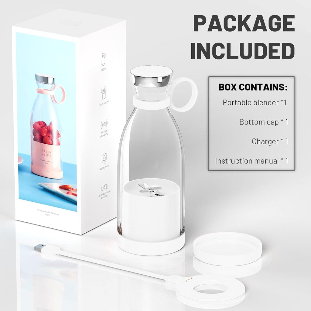 OTPEIR Portable USB Blender – 350ml Personal Smoothie Maker