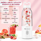 HOMEXUP Portable Personal Blender – 500ml Smoothie & Juice Maker