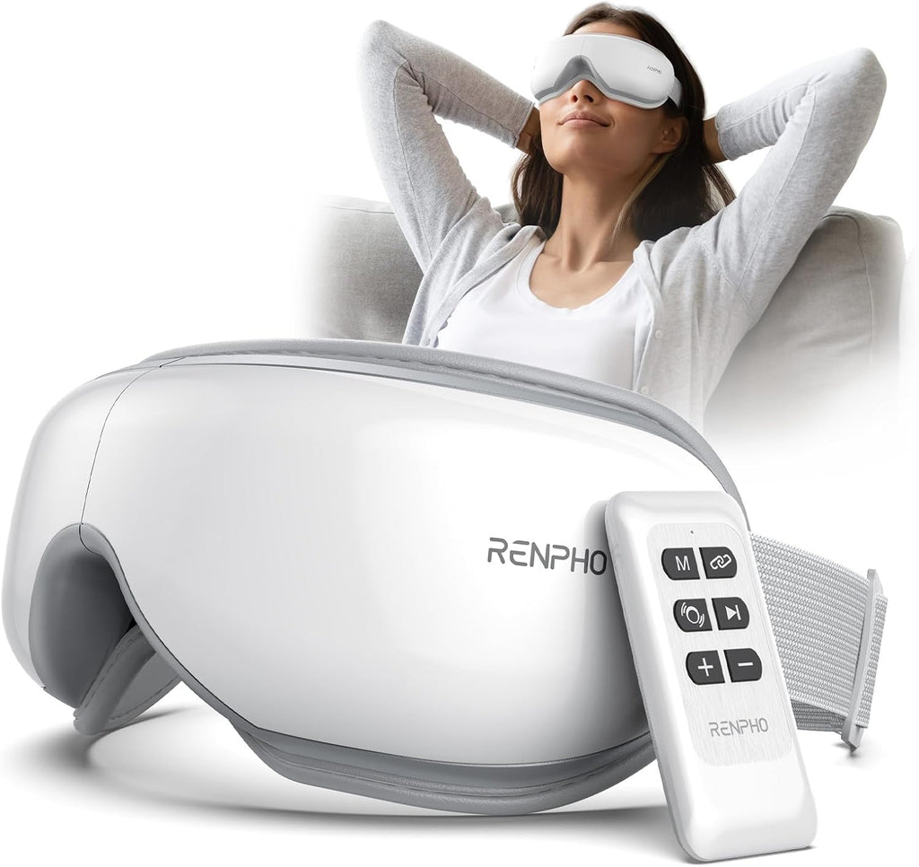 RENPHO Eyeris 1 Heated Eye Massager with Heat, Bluetooth & Remote