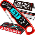 Alpha Grillers Instant Read Digital Meat Thermometer – Waterproof Fast Cooking Probe