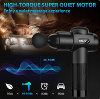 TOLOCO Deep Tissue Massage Gun – Black