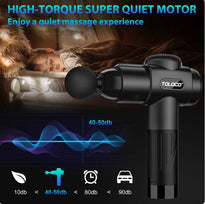 TOLOCO Deep Tissue Massage Gun – Black