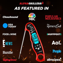 Alpha Grillers Instant Read Digital Meat Thermometer – Waterproof Fast Cooking Probe