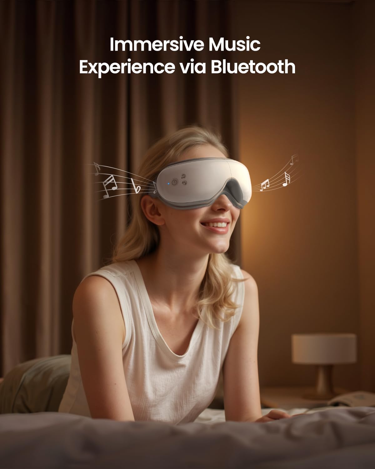 RENPHO Eyeris 1 Heated Eye Massager with Heat, Bluetooth & Remote