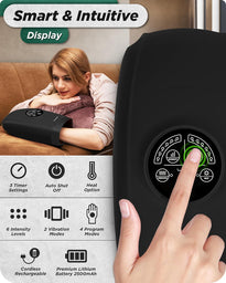 Lunix LX3 Heated Cordless Hand Massager – Air Compression Relief for Hands & Wrists