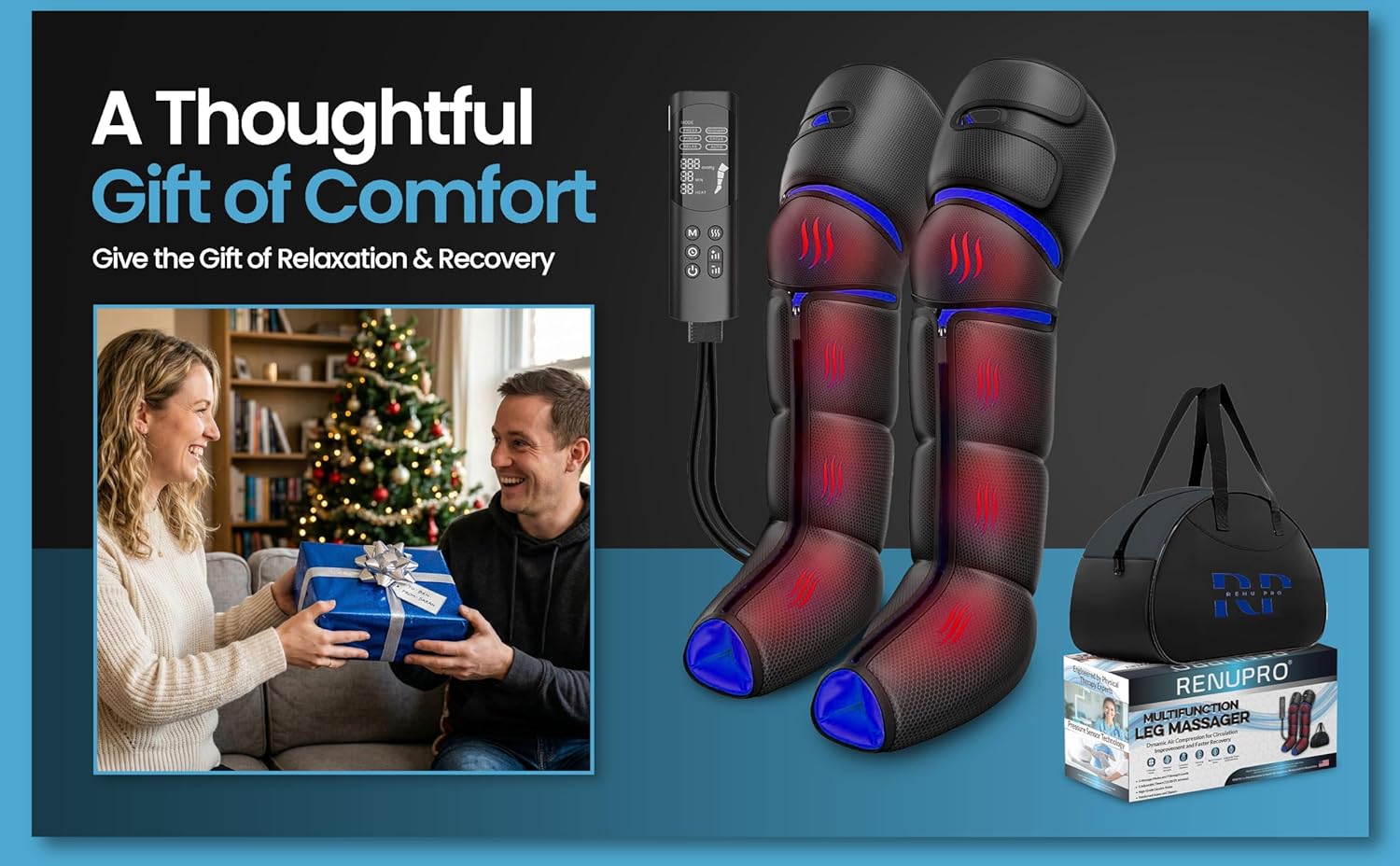 ENUPRO Air Compression Leg Massager – Model FE7204B