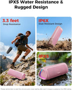 BolaButty Portable Bluetooth Speaker – HD Sound, 20H Playtime, IPX5 Waterproof, RGB Lights (BT 5.3)