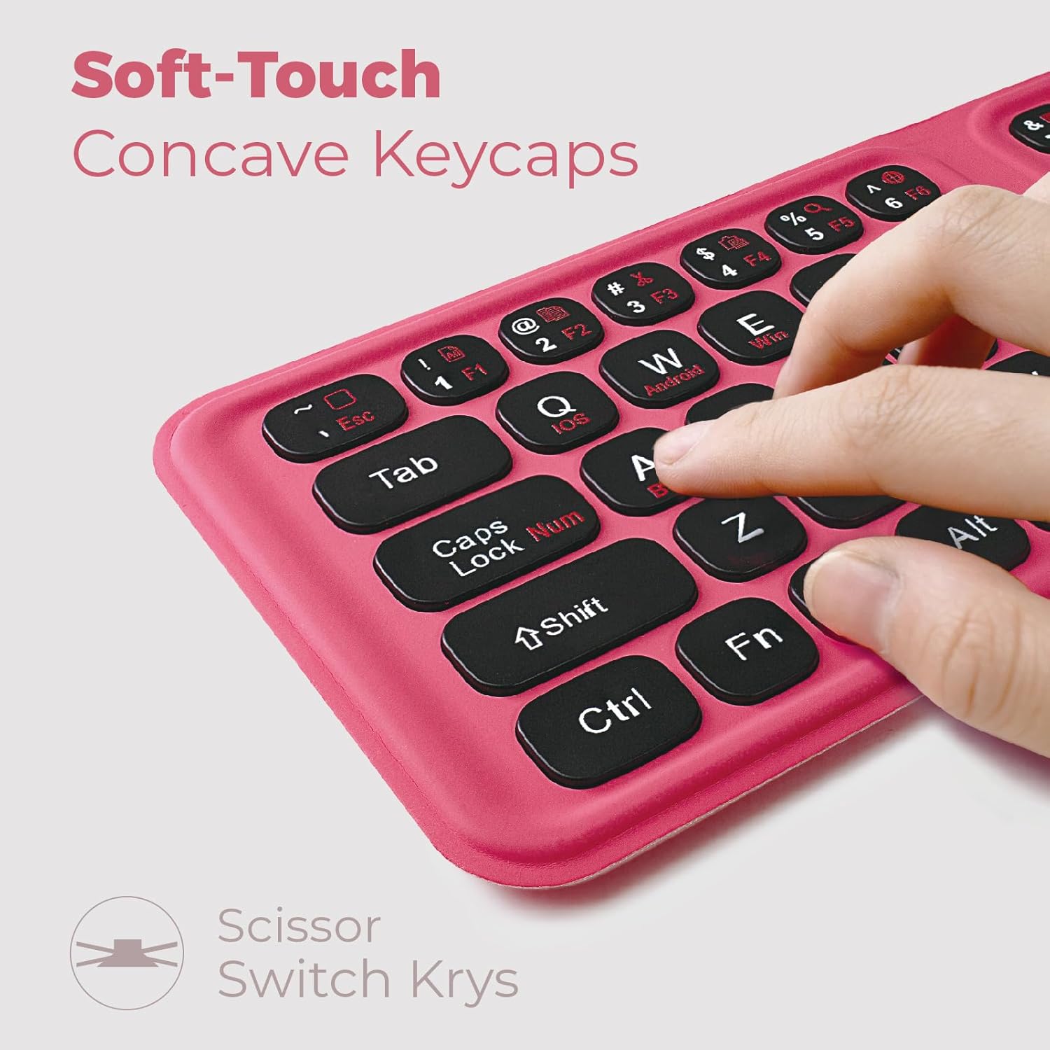 MIPOW Triple-Fold Bluetooth Keyboard