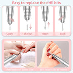 35,000RPM Cordless Nail Drill Kit – Rechargeable & Portable