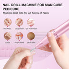 30,000RPM Cordless Nail Drill Kit – Glitter Rechargeable E-File