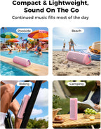 BolaButty Portable Bluetooth Speaker – HD Sound, 20H Playtime, IPX5 Waterproof, RGB Lights (BT 5.3)