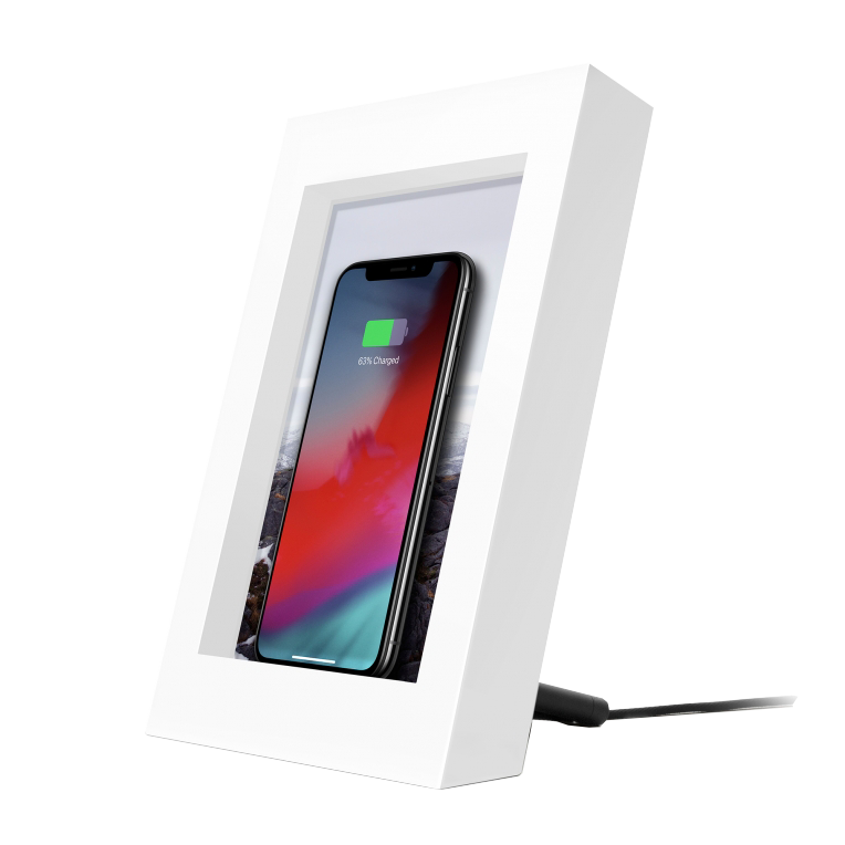 PowerPic A Wireless Charger Disguised As A Picture Frame
