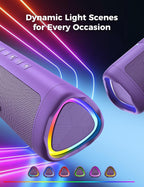 BolaButty Portable Bluetooth Speaker – HD Sound, 20H Playtime, IPX5 Waterproof, RGB Lights (BT 5.3)