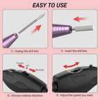 Arirsee N24 Portable Nail Drill 20000 RPM