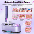 40,000RPM Electric Nail Drill – LCD Display Nail File Kit
