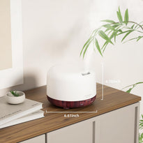 ASAKUKI 500ML Essential Oil Diffuser with Remote & LED Lights