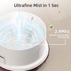 ASAKUKI 500ML Essential Oil Diffuser with Remote & LED Lights
