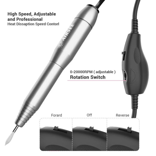 Arirsee N24 Portable Nail Drill 20000 RPM