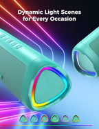 BolaButty Portable Bluetooth Speaker – HD Sound, 20H Playtime, IPX5 Waterproof, RGB Lights (BT 5.3)
