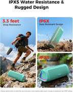 BolaButty Portable Bluetooth Speaker – HD Sound, 20H Playtime, IPX5 Waterproof, RGB Lights (BT 5.3)