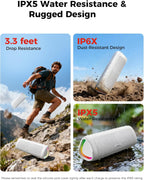 BolaButty Portable Bluetooth Speaker – HD Sound, 20H Playtime, IPX5 Waterproof, RGB Lights (BT 5.3)