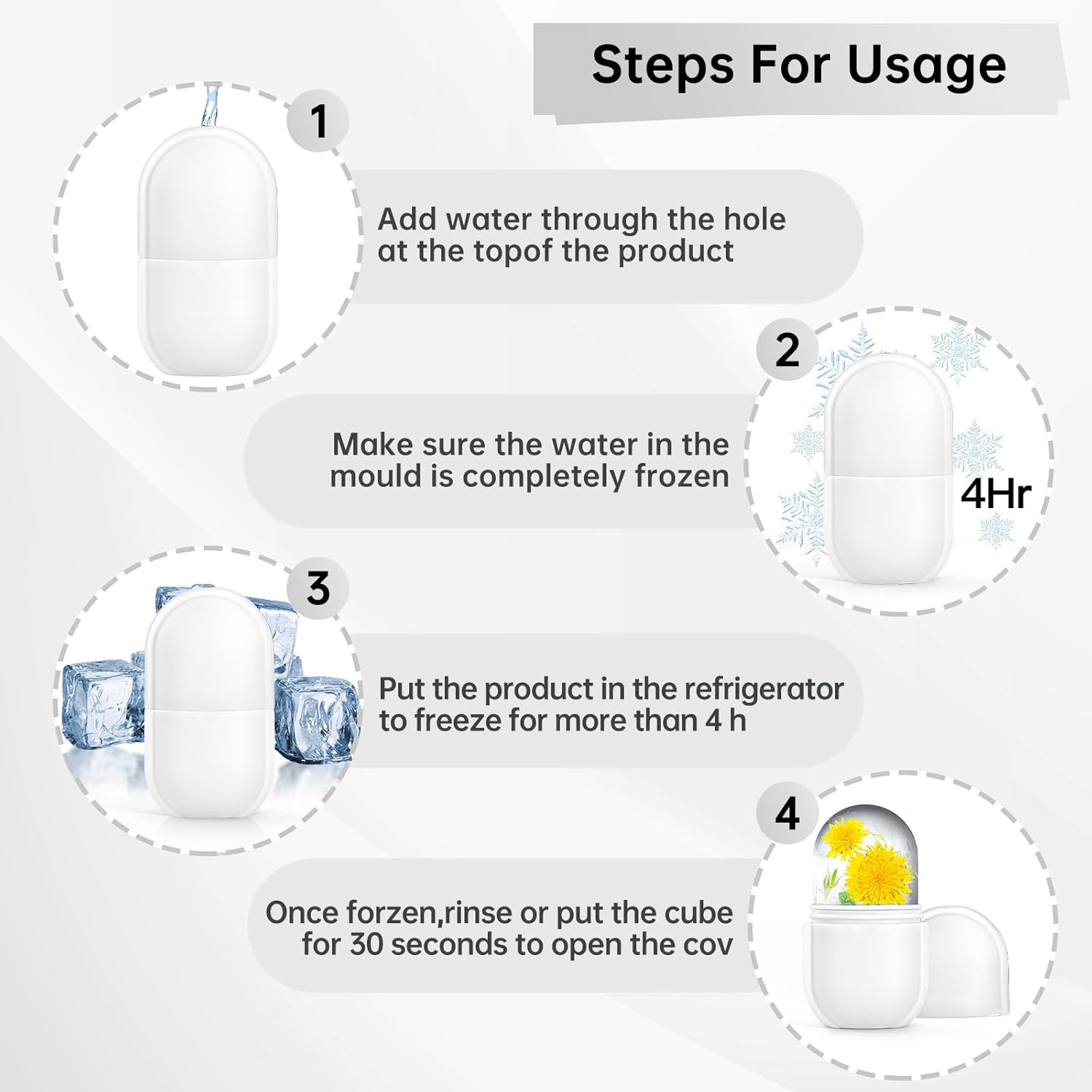 IMEASY Silicone Ice Roller for Face & Eyes