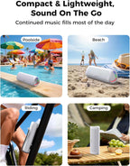 BolaButty Portable Bluetooth Speaker – HD Sound, 20H Playtime, IPX5 Waterproof, RGB Lights (BT 5.3)