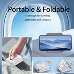 3-in-1 Foldable Magnetic Wireless Charger – Fast Charging Station for iPhone, Apple Watch & AirPods (Tea White)