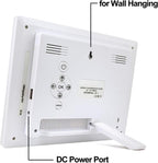 8” Digital Day Clock for Seniors – Large Display Alarm Calendar Clock