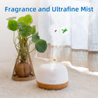 ASAKUKI 500ML Essential Oil Diffuser with Remote & LED Lights