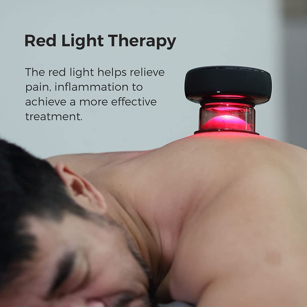 Achedaway Cupper - Smart Cupping Therapy Massager with Red Light Therapy