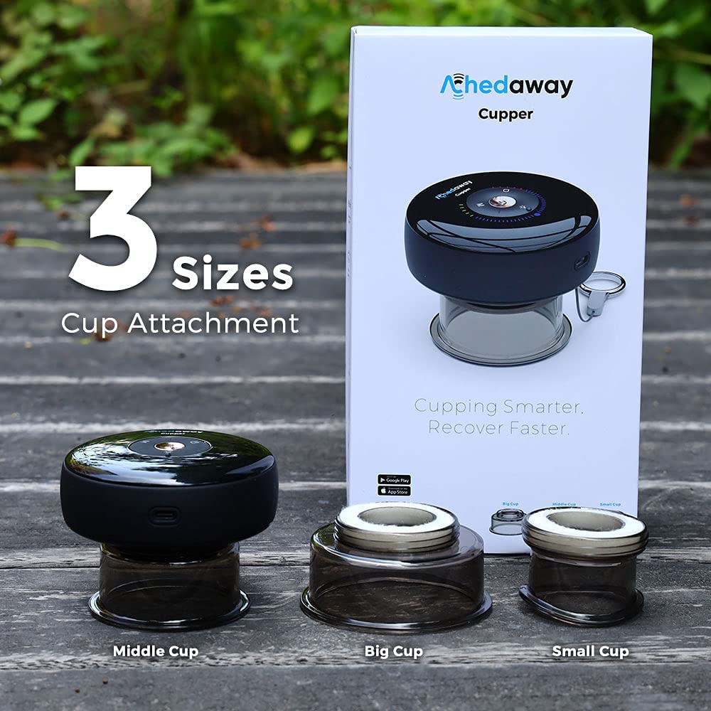 Achedaway Cupper - Smart Cupping Therapy Massager with Red Light Therapy