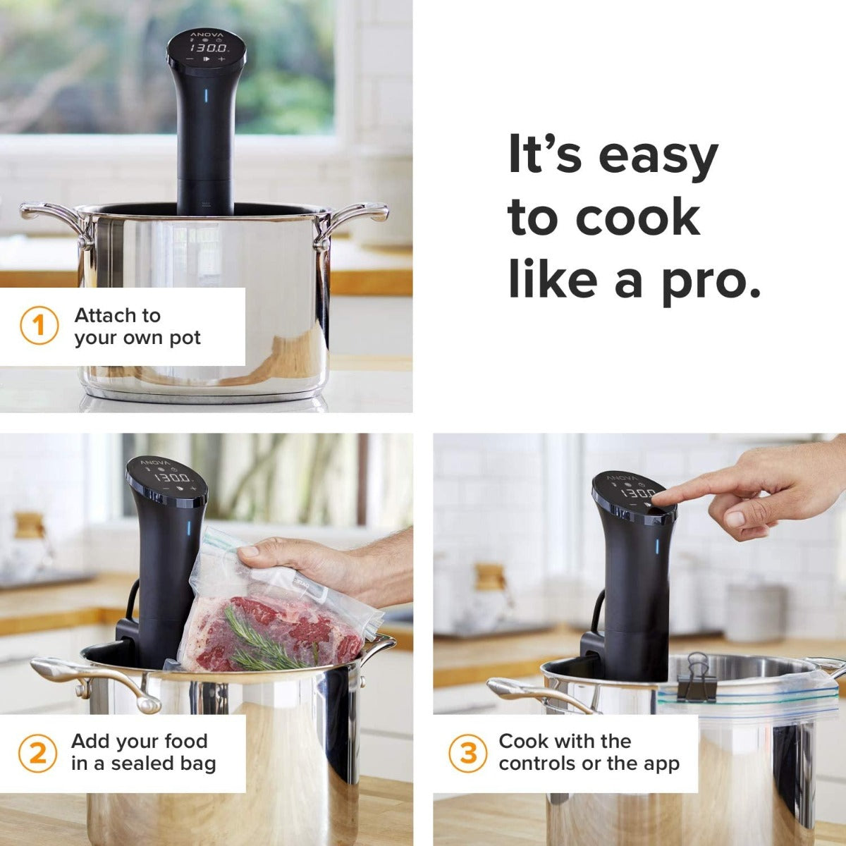 Anova Culinary AN400-US00 Nano Sous Vide Precision Cooker