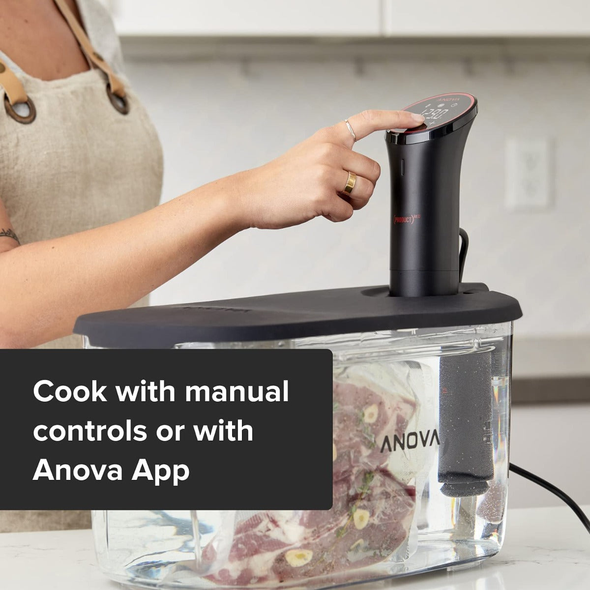 Anova Culinary (ANOVA)ᴿᴱᴰ Precision Cooker Nano, Black